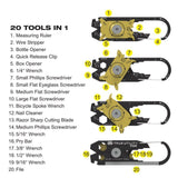 20 in 1 Survival Tool